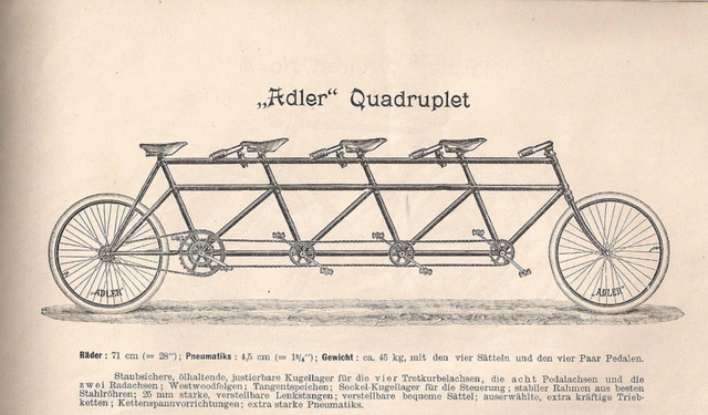 adler-quadruplet-viersitzer-fahrrad